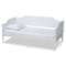 Baxton Studio Alya White Finished Wood Twin Size Daybed 168-10830 - alternate 2